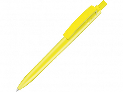 Ручка пластиковая шариковая из Rpet Recycled Pet Pen Step F (Желтый)