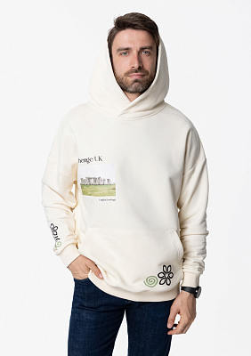 Худи унисекс STAN оверсайз футер без начёса 350, 66