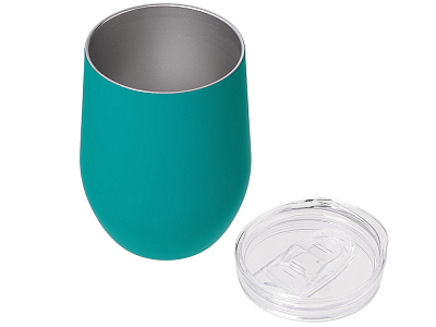 Вакуумная термокружка Sense Gum, непротекаемая крышка, soft-touch