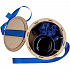Коробка Drummer, круглая, с синей лентой - Фото 5