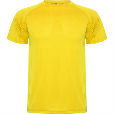 Спортивная футболка MONTECARLO мужская, ЖЕЛТЫЙ M (Желтый)