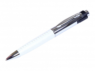USB 2.0- флешка на 8 Гб в виде ручки с мини чипом (Белый/серебристый)