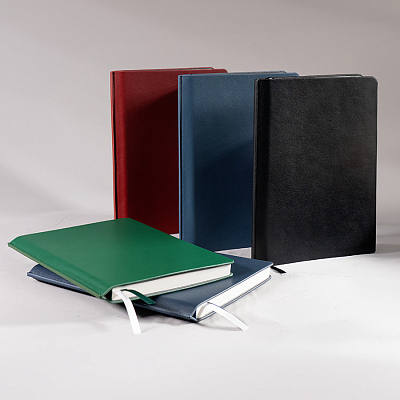 Ежедневник недатированный MAVE, черный, формат А5, блок в линейку