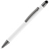 Ручка шариковая Atento Soft Touch со стилусом, белая - Фото 1