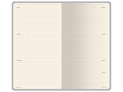 Еженедельник недатированный А6 Zefir