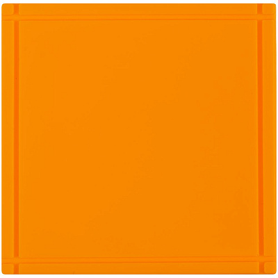 Лейбл из ПВХ Dzeta, L  неон (Оранжевый)