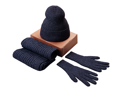 Подарочный набор  Nordend (Тёмно-синий меланж)