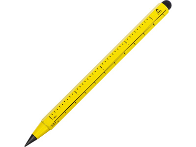 Вечный карандаш с линейкой и стилусом Sicily (Желтый)