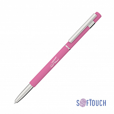 Ручка шариковая "Star", покрытие soft touch  (Розовый)
