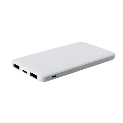 Внешний аккумулятор Bplanner Power 1 ST, софт-тач, 5000 mAh (Белый) (Белый)