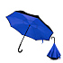 Зонт-трость механический  Chaplin, черно-синий - Фото 1