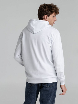 Толстовка на молнии с капюшоном Unit Siverga, белая