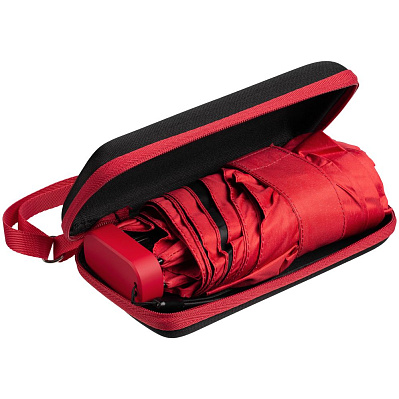 Складной зонт Color Action, в кейсе  (Красный)