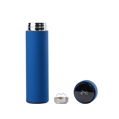 Набор подарочный "Pleasure": термос "Бостон next", специи, синий