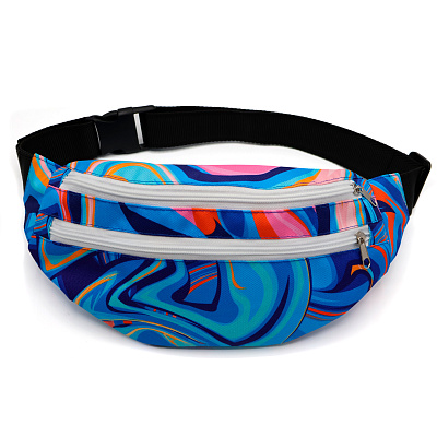 Поясная сумка МОДЕРН с полноцветной печатью (Синий)