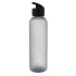 Бутылка пластиковая для воды Sportes (матовая), черная - Фото 1