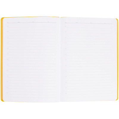 Ежедневник Flexpen Shall, недатированный, желтый