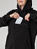 Худи унисекс с карманом на груди Chest Pocket, черное - Фото 11