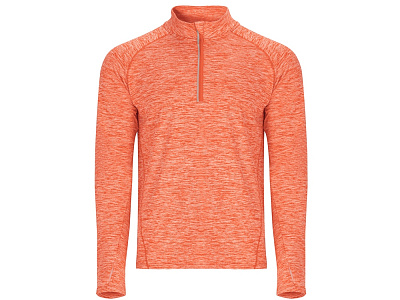 Толстовка с воротом на молнии Melbourne мужская (Оранжевый меланж) Толстовка с воротом на молнии Melbourne мужская (Оранжевый меланж)