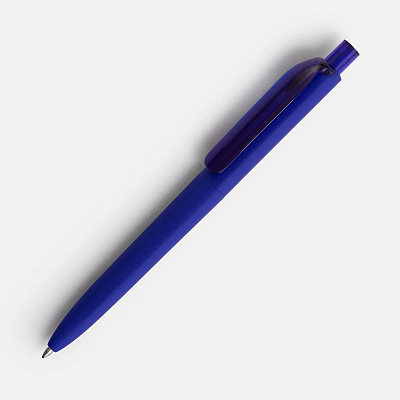 Ручка шариковая Prodir DS8 PRR-T Soft Touch, синяя (Синий)