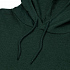 Толстовка с капюшоном унисекс Hoodie, темно-зеленый меланж - Фото 3