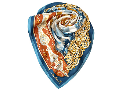 Платок Русская зима