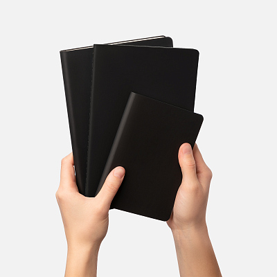 Ежедневник Спарк мини (Spark mini) A6 недатированный, черный