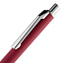 Ручка шариковая Lobby Soft Touch Chrome, красная - Фото 5