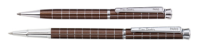 Набор Pierre Cardin PEN&PEN: ручка шариковая + роллер. Цвет - коричневый. Упаковка Е. (Коричневый)