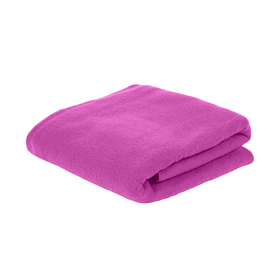 Плед PLAIN, 100х140 см,  флис 150 гр/м2; 100% полиэстер (Розовый)
