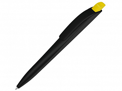 Ручка шариковая пластиковая Stream (Черный/желтый)