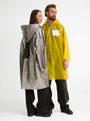 Дождевик-плащ CloudTime с печатью в один цвет на заказ