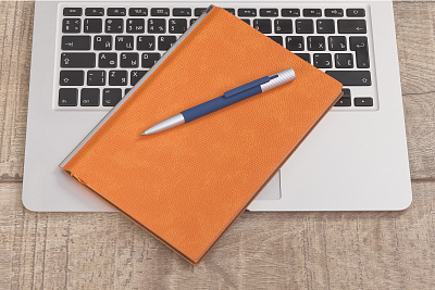 Блокнот "Венеция", формат А5, оранжевый