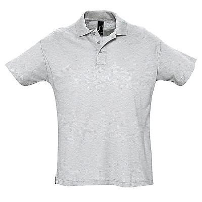 Поло SUMMER II (Светло-серый меланж)