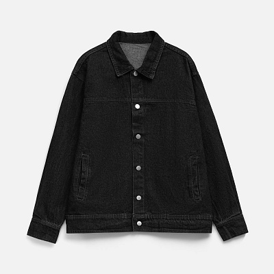 Куртка джинсовая O1, черная (Джинс)