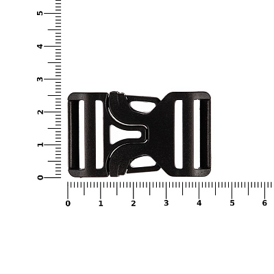 Застежка-пряжка Fibbia, черная