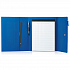 Папка А4  "PATRIX"  с блокнотом и карманом  на молнии, синяя, полиэстер 600D - Фото 2