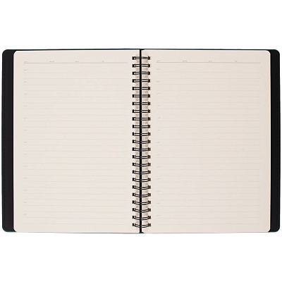 Ежедневник Spring Urban на заказ, недатированный, изумрудный