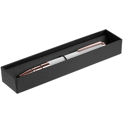 Ручка шариковая Kugel Rosegold, белая (Белый)