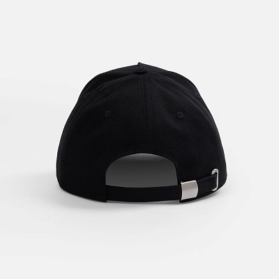 Бейсболка Classic 2.0, черная с красным кантом