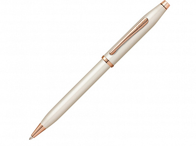 Ручка шариковая Century II (Белый/черный/золотистый)