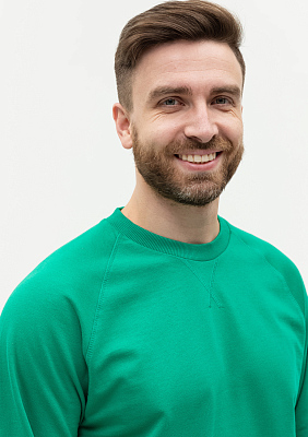 Свитшот унисекс STAN футер с начёсом 220, 60