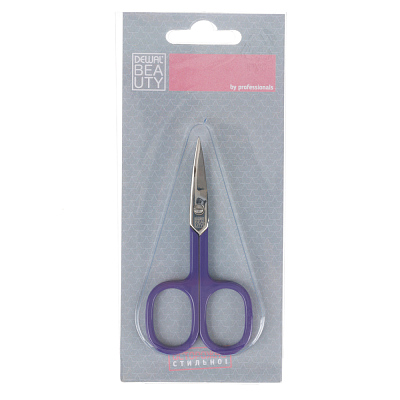 Ножницы Dewal Beauty маникюрные для ногтей 9 см, фиолетовый