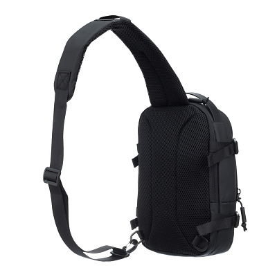 Рюкзак на одно плечо TORBER Xtreme, зелёный/чёрный, 20 х 8 х 31 см, 5л