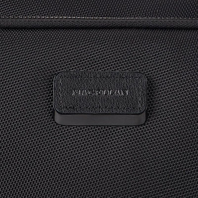 Сумка для ноутбука Santiago с кожаной отделкой, черная