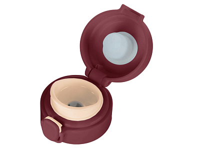 Вакуумная термокружка c кнопкой Guard, soft-touch, 400 мл