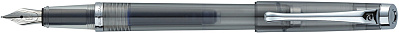 Ручка перьевая Pierre Cardin I-SHARE. Цвет - серый прозрачный.Упаковка Е-2. (Серый)