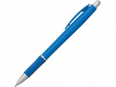 Шариковая ручка с противоскользящим покрытием OCTAVIO (Синий)
