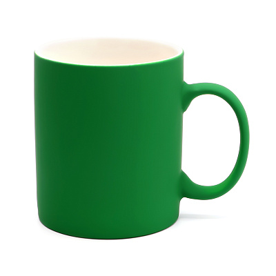 Кружка Bonn Soft, софт тач, зеленая-S (Зеленый)