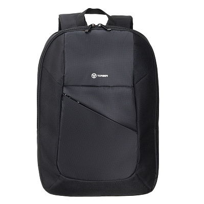 Рюкзак TORBER VECTOR с отделением для ноутбука 15,6'' , нейлон, 29 x 8 x 43 см, 10л (Черный)